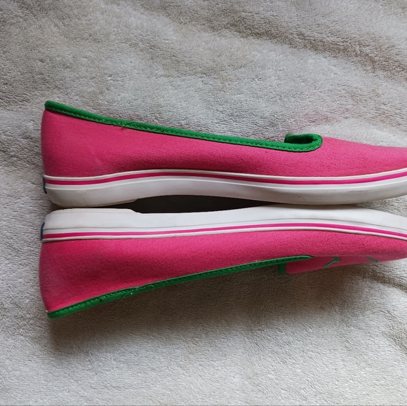 Sperry top sider Flats 7 pink heart nautical print - Picture 10 of 12